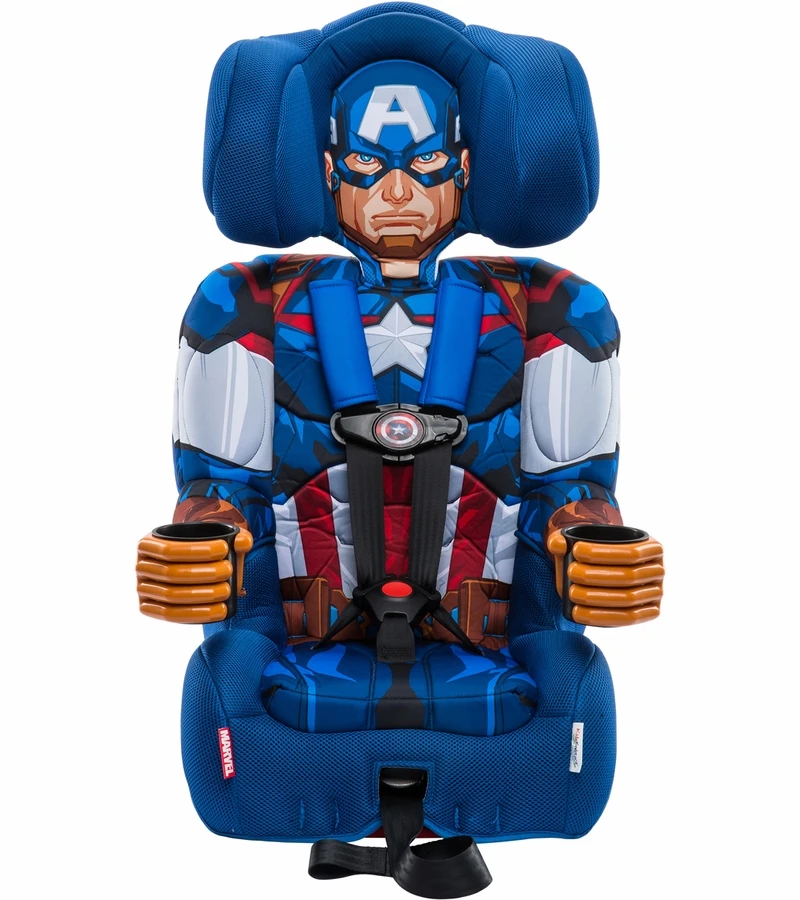 KidsEmbrace Harness Booster Car Seat - Captain America 6 KidsEmbrace Harness Booster Car Seat - Captain America - Image 4