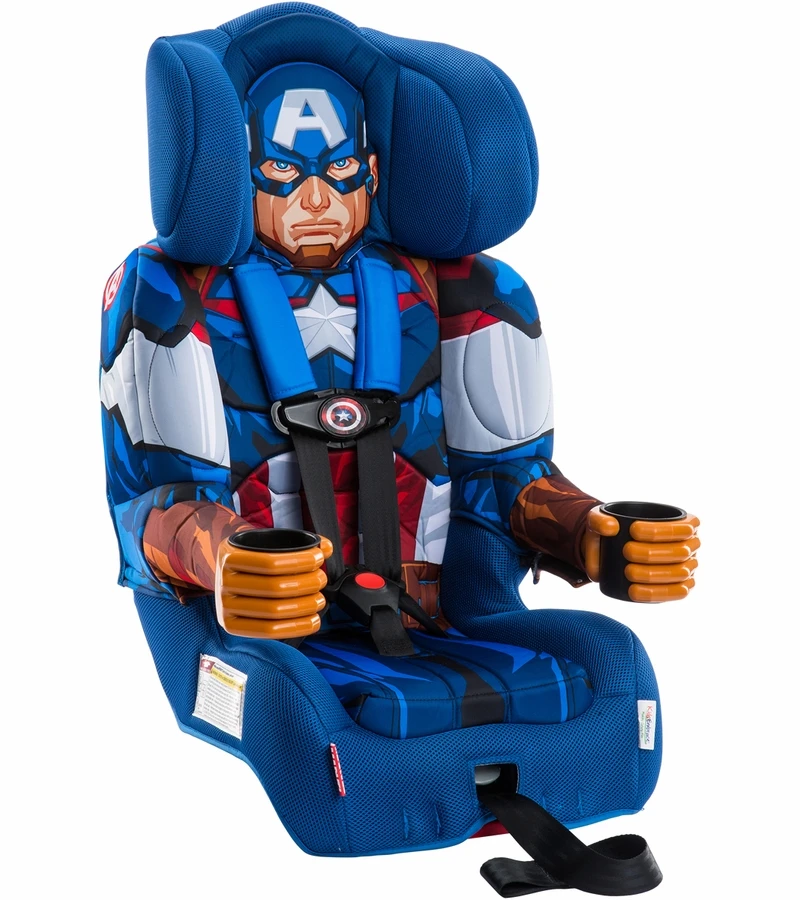 KidsEmbrace Harness Booster Car Seat - Captain America 8 KidsEmbrace Harness Booster Car Seat - Captain America - Image 6