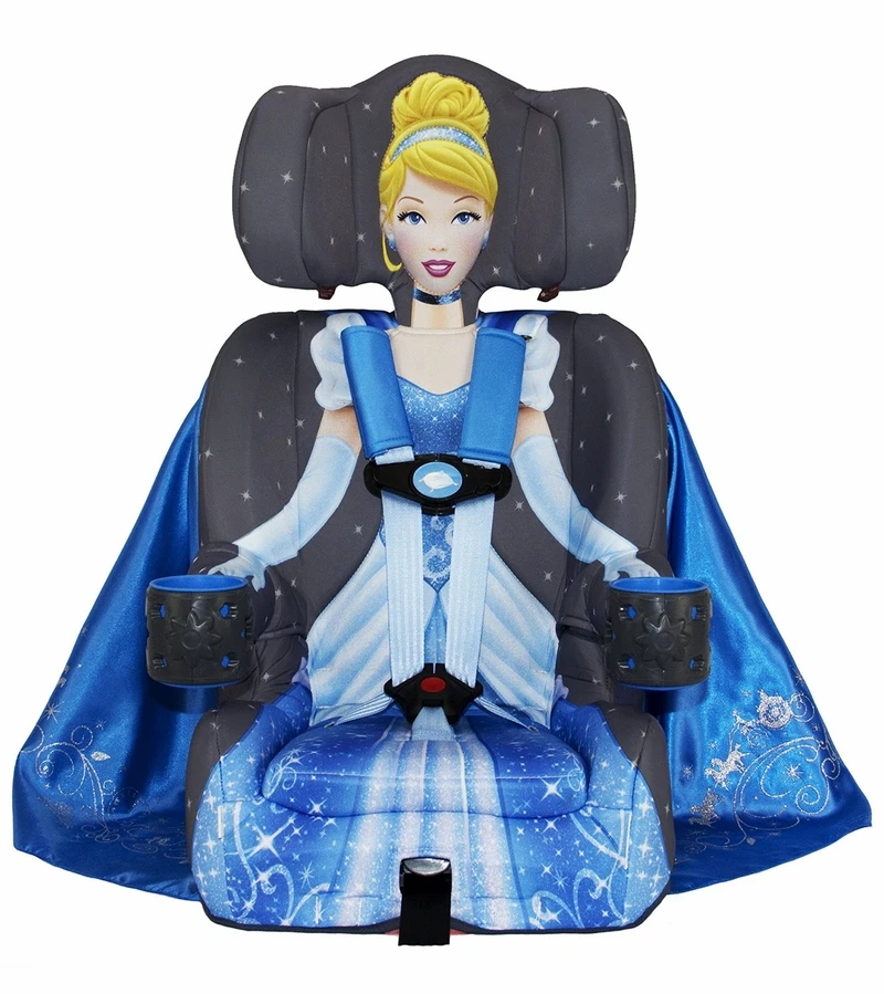 KidsEmbrace Harness Booster Car Seat - Cinderella Platinum 4 KidsEmbrace Harness Booster Car Seat - Cinderella Platinum - Image 2