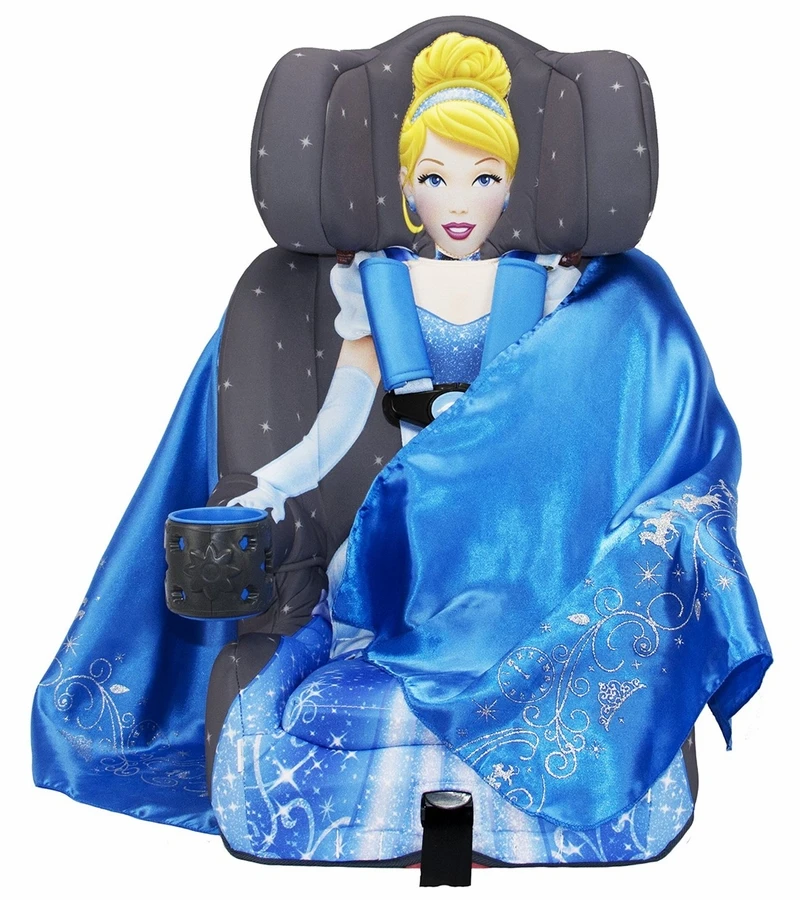KidsEmbrace Harness Booster Car Seat - Cinderella Platinum 5 KidsEmbrace Harness Booster Car Seat - Cinderella Platinum - Image 3