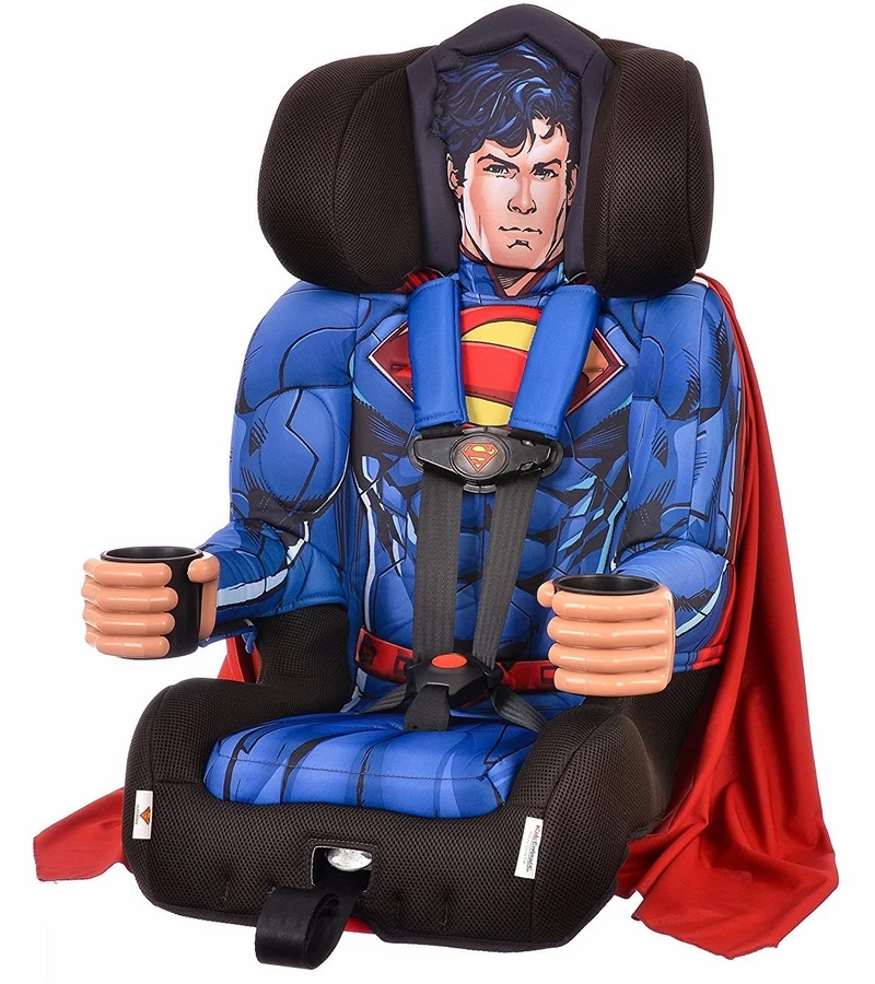 KidsEmbrace Harness Booster Car Seat - Superman 3 KidsEmbrace Harness Booster Car Seat - Superman