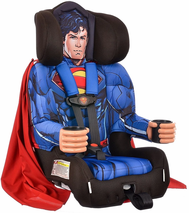 KidsEmbrace Harness Booster Car Seat - Superman 4 KidsEmbrace Harness Booster Car Seat - Superman - Image 2
