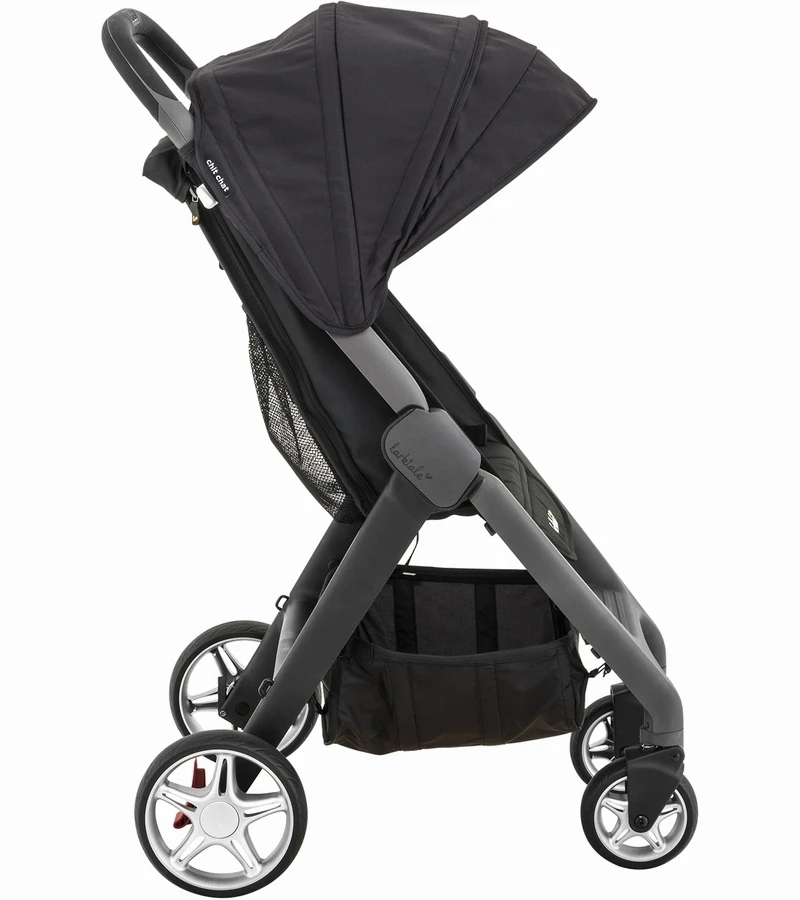 Larktale Chit Chat Compact Stroller Winter Bundle - Barossa Red / Black 4 Larktale Chit Chat Compact Stroller Winter Bundle - Barossa Red / Black - Image 2