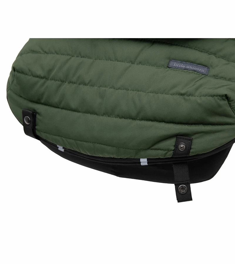 Little Unicorn Infant Car Seat Footmuff - Dark Green 5 Little Unicorn Infant Car Seat Footmuff - Dark Green - Image 3