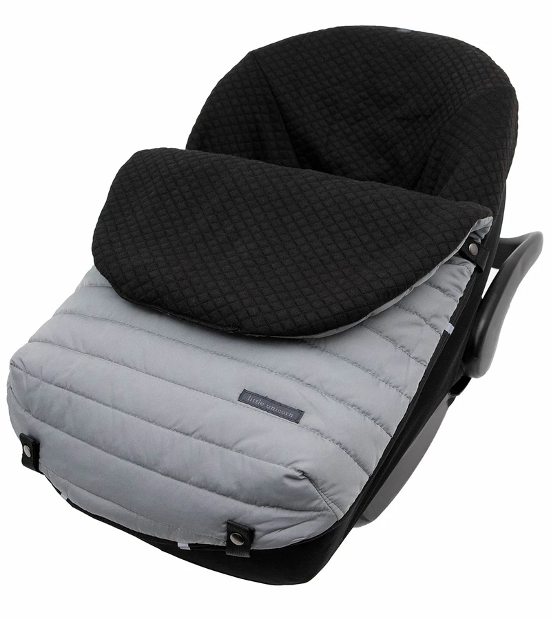 Little Unicorn Infant Car Seat Footmuff - Grey 3 Little Unicorn Infant Car Seat Footmuff - Grey