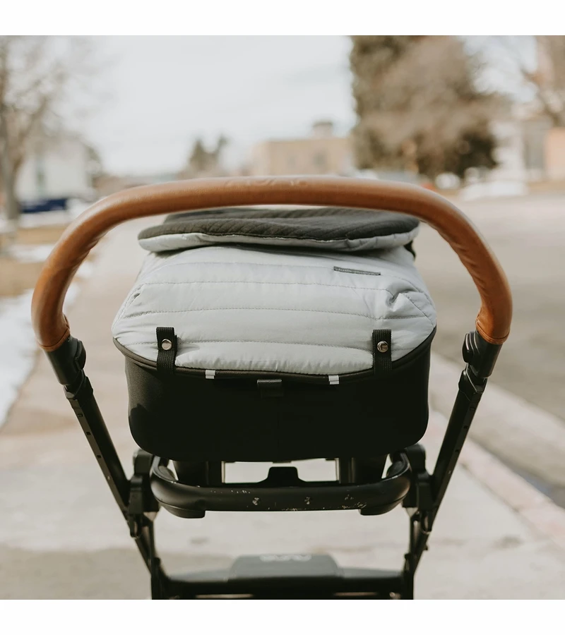 Little Unicorn Infant Car Seat Footmuff - Grey 6 Little Unicorn Infant Car Seat Footmuff - Grey - Image 4