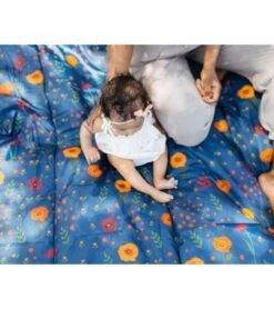 Little Unicorn Outdoor Blanket 5 X 10 - Midnight Poppy -Graco Store little unicorn outdoor blanket 5 x 10 midnight poppy 130