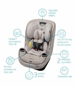 Maxi-Cosi Pria Max All-in-One Convertible Car Seat - Desert Wonder (PureCosi) -Graco Store maxi cosi pria max all in one convertible car seat desert wonder purecosi 172