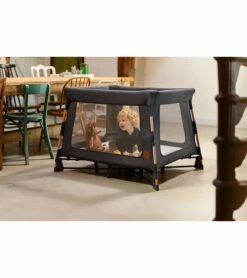 Maxi-Cosi Swift Play Yard - Essential Graphite -Graco Store maxi cosi swift play yard essential graphite 172