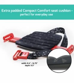 Mifold Comfort Grab-and-Go Backless Belt Positioning Booster Car Seat - Charcoal Grey -Graco Store mifold comfort grab and go backless belt positioning booster car seat charcoal grey 186