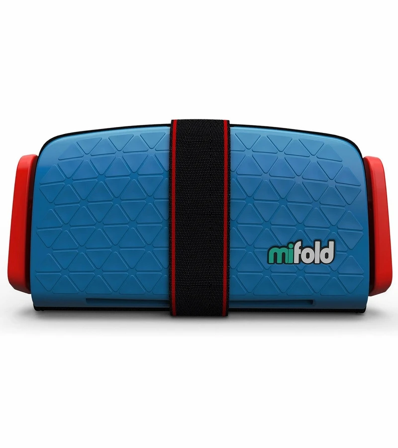 Mifold Grab-and-Go Backless Belt Positioning Booster Car Seat - Denim Blue 3 Mifold Grab-and-Go Backless Belt Positioning Booster Car Seat - Denim Blue