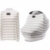 Milk Snob Infant Car Seat & Nursing Cover - Cream/Grey -Graco Store milk snob infant car seat nursing cover cream grey 241