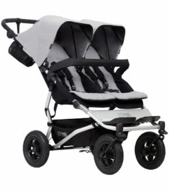 Mountain Buggy Duet 3.0 Double Stroller - Silver