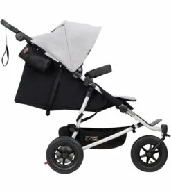 Mountain Buggy Duet 3.0 Double Stroller - Silver -Graco Store mountain buggy duet 3 0 double stroller silver 217