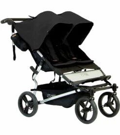 Mountain Buggy Duet Aerotech Double Stroller - Black (Albee Exclusive)