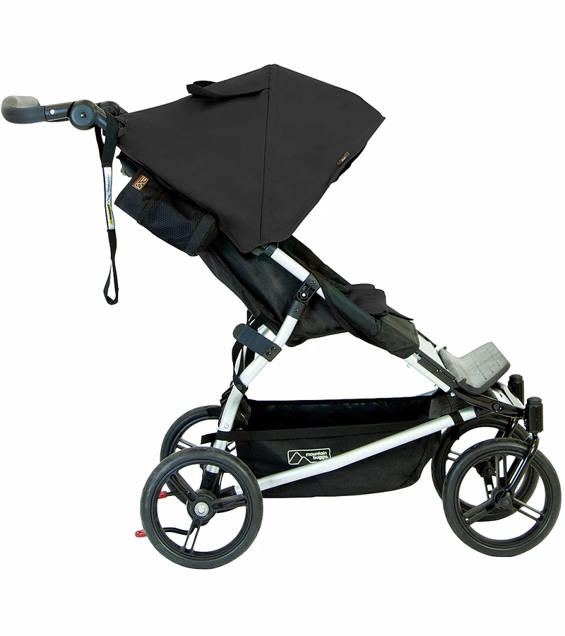 Mountain Buggy Duet Aerotech Double Stroller - Black (Albee Exclusive) 4 Mountain Buggy Duet Aerotech Double Stroller - Black (Albee Exclusive) - Image 2