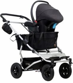Mountain Buggy Duet As A Single Stroller - Silver -Graco Store mountain buggy duet as a single stroller silver 255