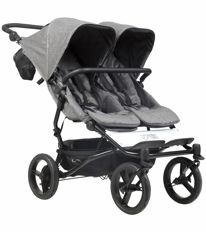 Mountain Buggy Duet Luxury Stroller - Herringbone 3 Mountain Buggy Duet Luxury Stroller - Herringbone