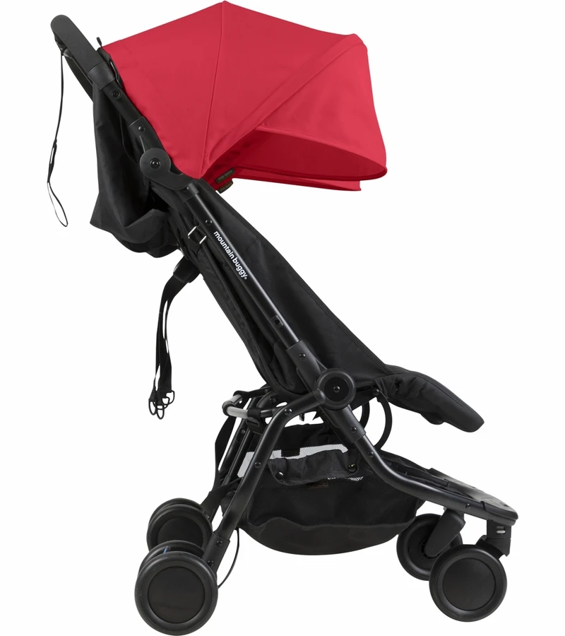 Mountain Buggy Nano Duo Double Stroller - Ruby 4 Mountain Buggy Nano Duo Double Stroller - Ruby - Image 2