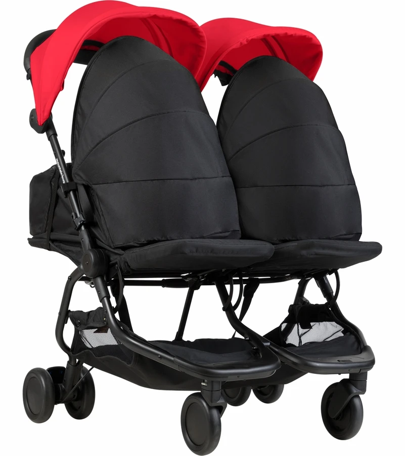 Mountain Buggy Nano Duo Double Stroller - Ruby 7 Mountain Buggy Nano Duo Double Stroller - Ruby - Image 5