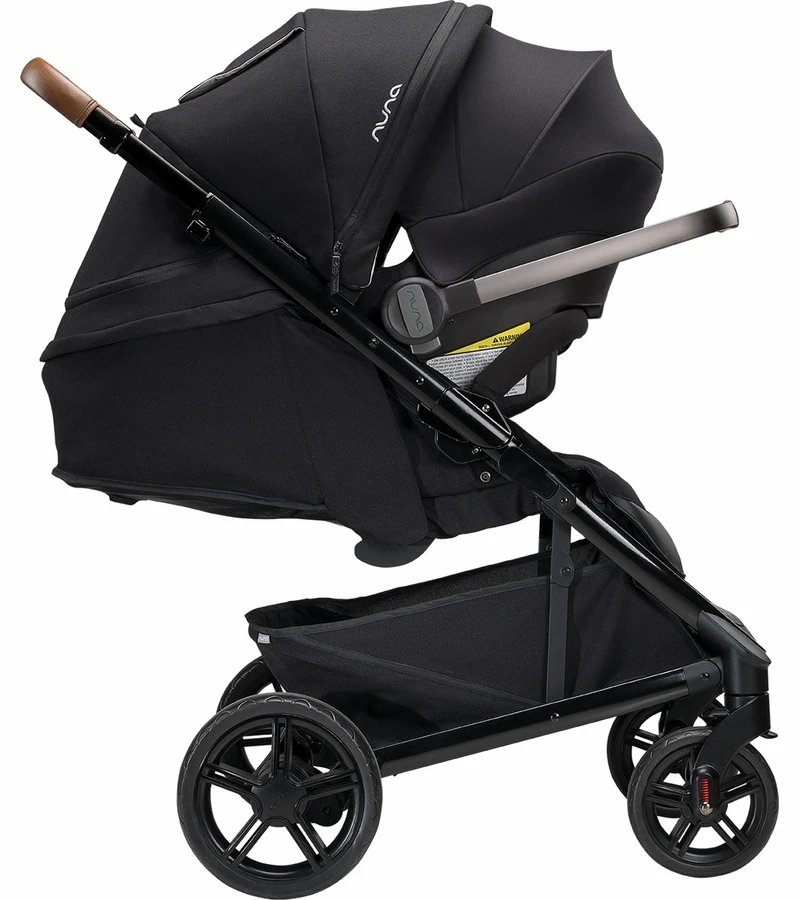 Nuna PIPA Lite R Lightweight Infant Car Seat + RELX Base With Load Leg - Caviar 7 Nuna PIPA Lite R Lightweight Infant Car Seat + RELX Base With Load Leg - Caviar - Image 5