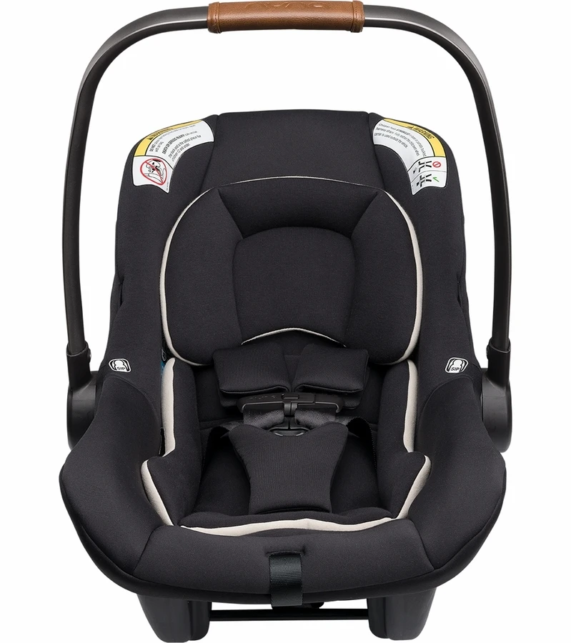 Nuna PIPA Lite R Lightweight Infant Car Seat + RELX Base With Load Leg - Caviar 8 Nuna PIPA Lite R Lightweight Infant Car Seat + RELX Base With Load Leg - Caviar - Image 6