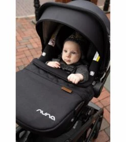 Nuna PIPA Lite RX Footmuff - Caviar -Graco Store nuna pipa lite rx footmuff caviar 141