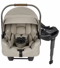 Nuna PIPA RX Lightweight Infant Car Seat + RELX Base With Load Leg - Hazelwood