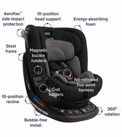 Nuna REVV Rotating Convertible Car Seat - Hazelwood 11 Nuna REVV Rotating Convertible Car Seat - Hazelwood -Graco Store nuna revv rotating convertible car seat caviar 207