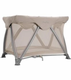 Nuna Sena Aire Playard With Organic Cotton Sheet - Champagne