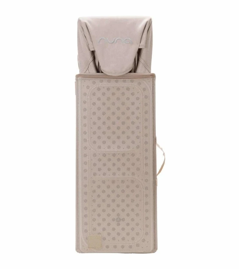 Nuna Sena Aire Playard With Organic Cotton Sheet - Champagne 8 Nuna Sena Aire Playard With Organic Cotton Sheet - Champagne - Image 6