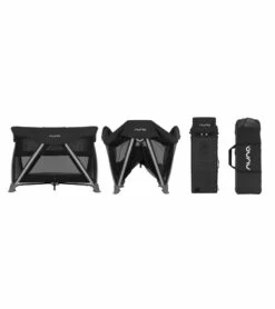 Nuna SENA Aire Playard With Zip-Off Bassinet - Caviar -Graco Store nuna sena aire playard with zip off bassinet caviar 178