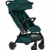 Nuna TRVL Self-Folding Compact Stroller - Lagoon -Graco Store nuna trvl self folding compact stroller lagoon 167