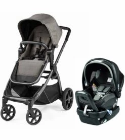Peg Perego YPSI + Primo Viaggio 4-35 Nido Travel System Bundle - City Grey / Atmosphere