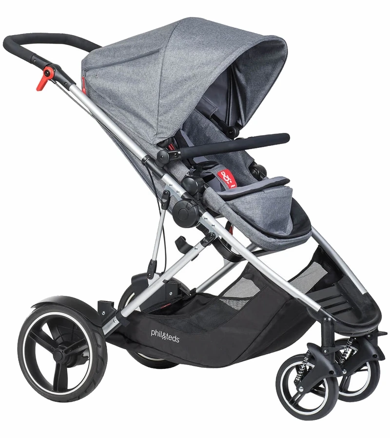 Phil & Teds Voyager Stroller - Charcoal Marl 3 Phil & Teds Voyager Stroller - Charcoal Marl