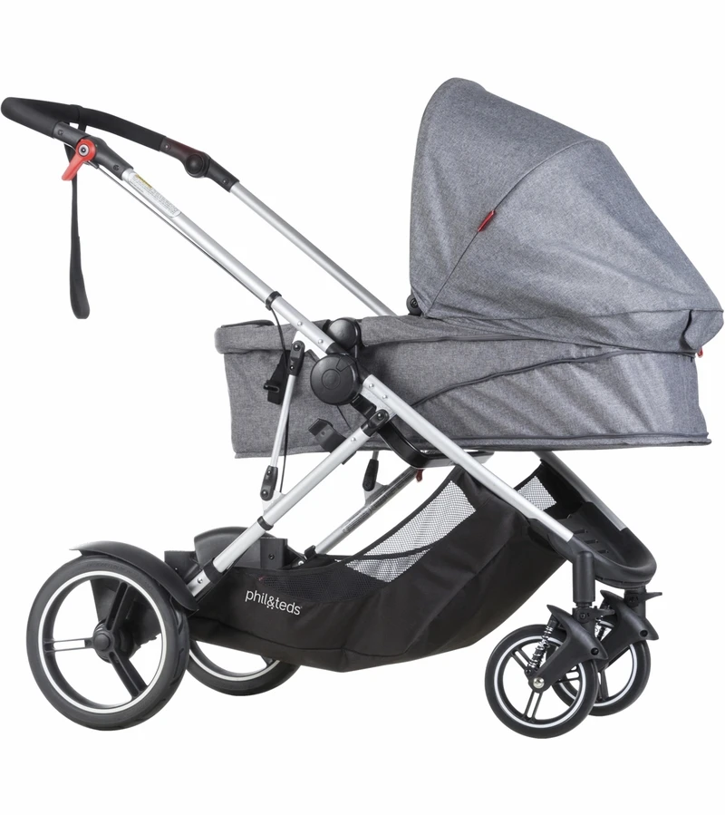 Phil & Teds Voyager Stroller - Charcoal Marl 6 Phil & Teds Voyager Stroller - Charcoal Marl - Image 4