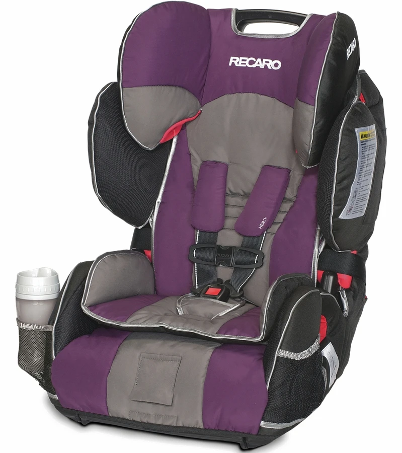 RECARO Performance SPORT Combination Harness Booster Car Seat - Plum 3 RECARO Performance SPORT Combination Harness Booster Car Seat - Plum