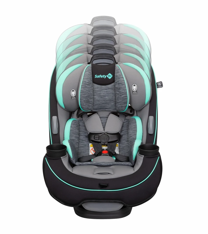 Safety 1st Grow And Go All-in-One Convertible Car Seat - Aqua Pop 4 Safety 1st Grow And Go All-in-One Convertible Car Seat - Aqua Pop - Image 2