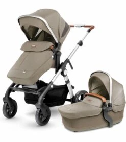 Silver Cross Wave Single-to-Double Stroller 2018 Linen