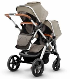 Silver Cross Wave Single-to-Double Stroller 2018 Linen -Graco Store silver cross wave single to double stroller 2018 linen 48
