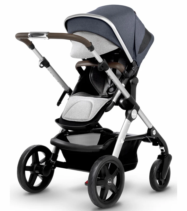 Silver Cross Wave Single-to-Double Stroller 2018 Midnight Blue 4 Silver Cross Wave Single-to-Double Stroller 2018 Midnight Blue - Image 2