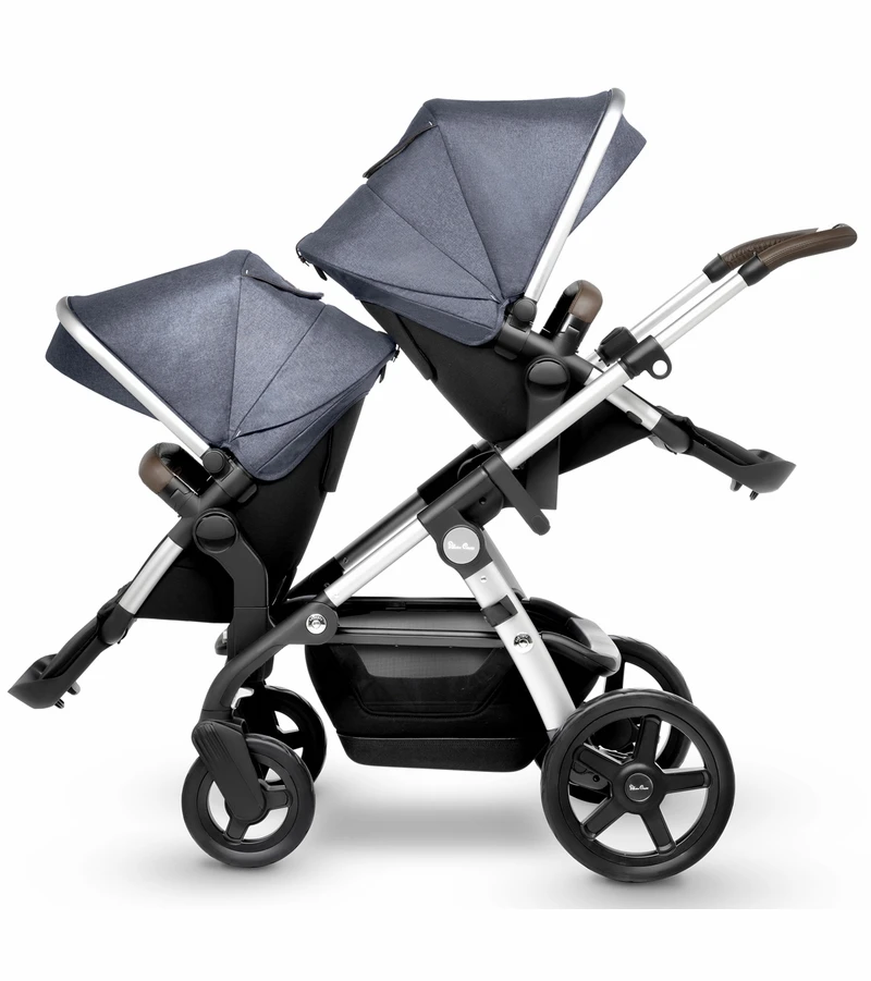 Silver Cross Wave Single-to-Double Stroller 2018 Midnight Blue 5 Silver Cross Wave Single-to-Double Stroller 2018 Midnight Blue - Image 3