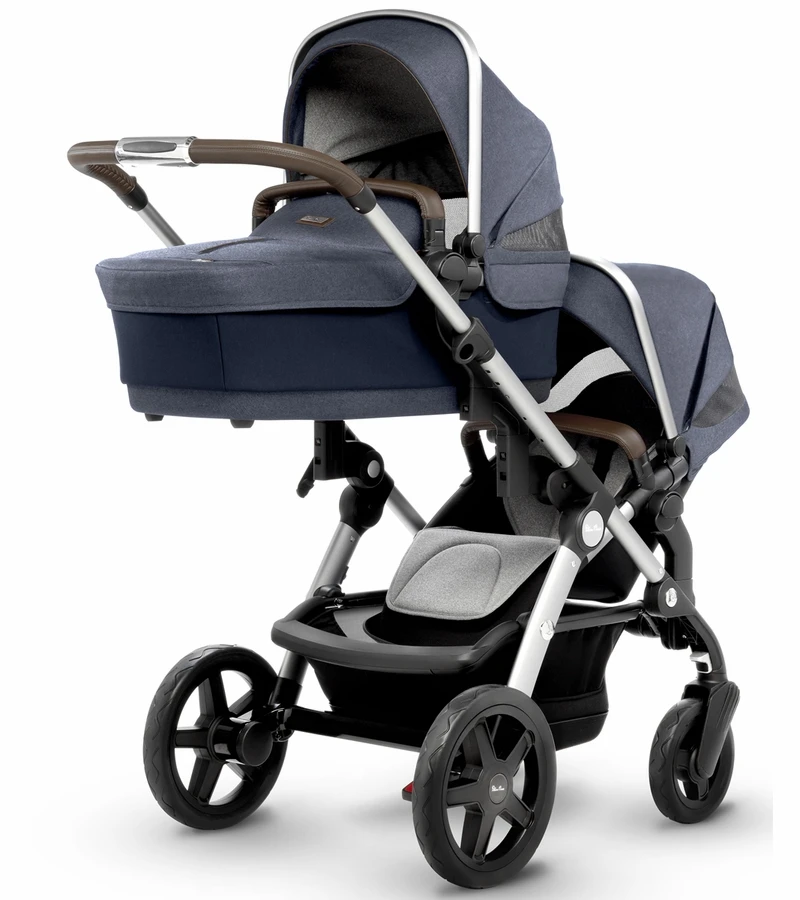 Silver Cross Wave Single-to-Double Stroller 2018 Midnight Blue 6 Silver Cross Wave Single-to-Double Stroller 2018 Midnight Blue - Image 4