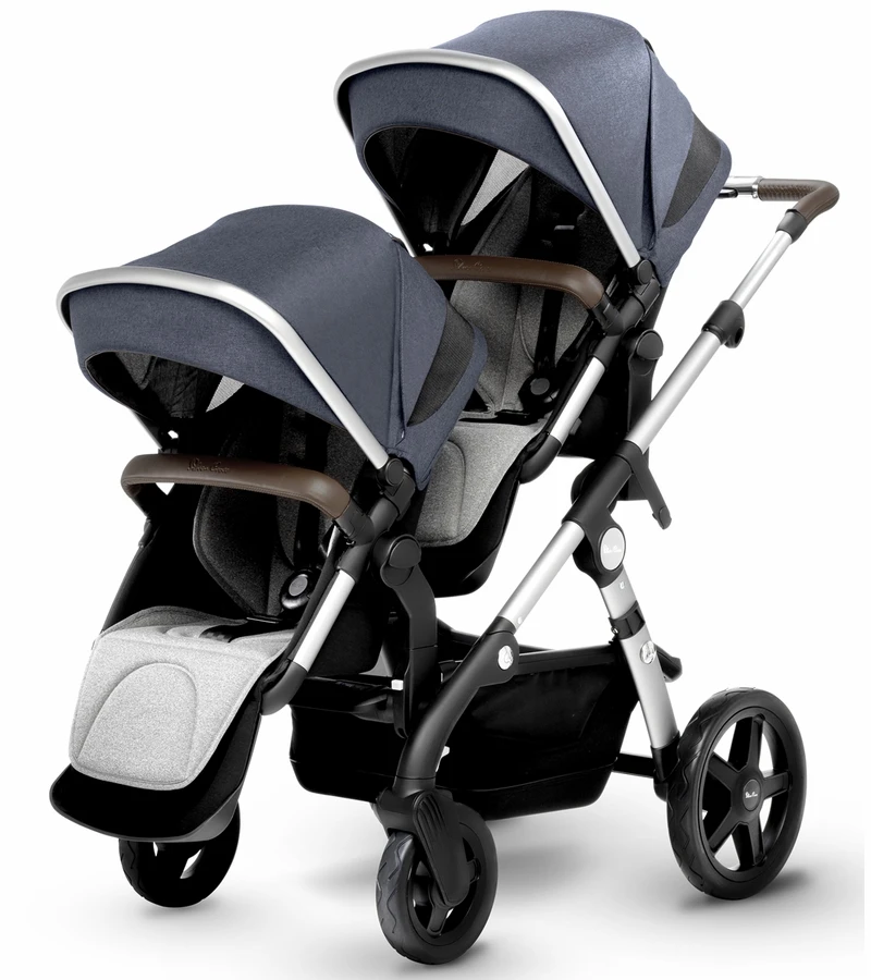 Silver Cross Wave Single-to-Double Stroller 2018 Midnight Blue 7 Silver Cross Wave Single-to-Double Stroller 2018 Midnight Blue - Image 5