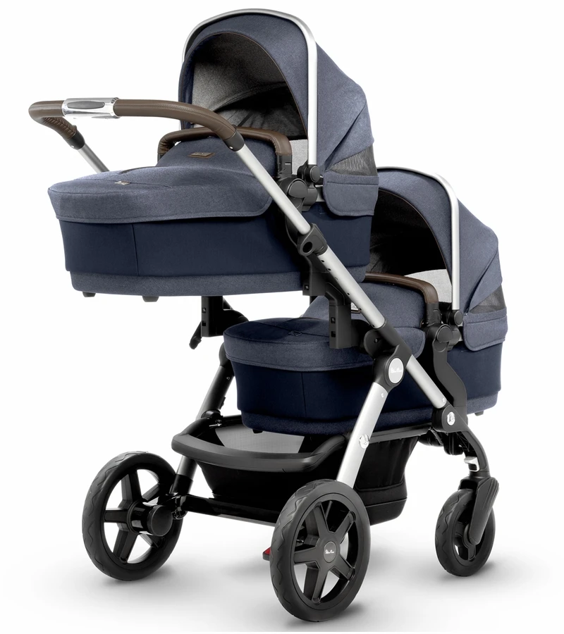 Silver Cross Wave Single-to-Double Stroller 2018 Midnight Blue 8 Silver Cross Wave Single-to-Double Stroller 2018 Midnight Blue - Image 6