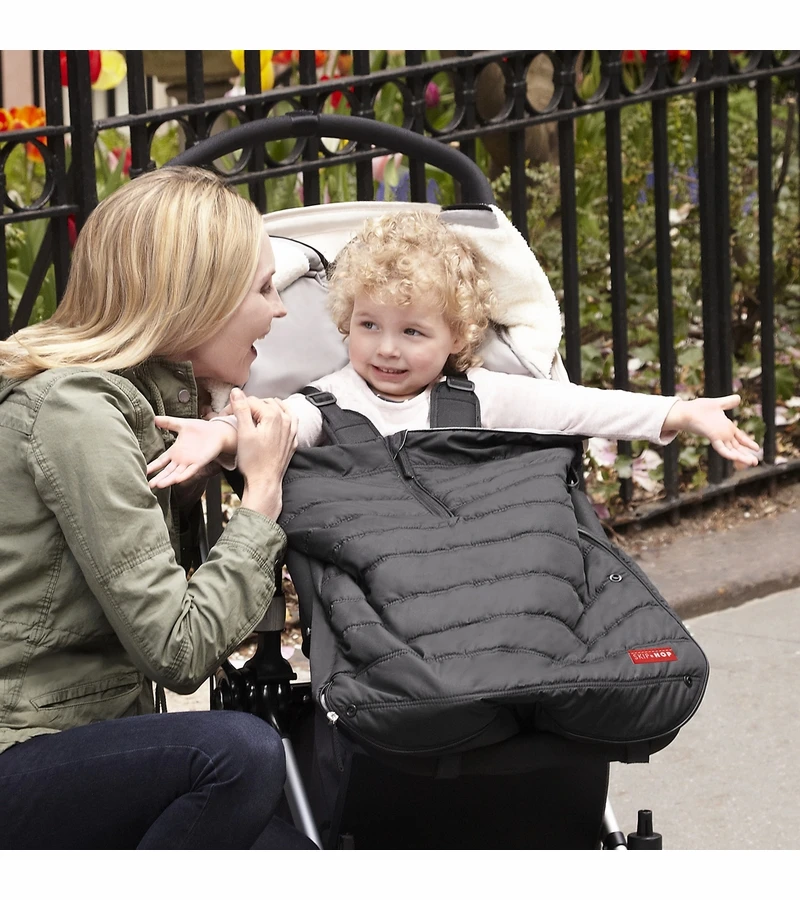 Skip Hop 3 Season Footmuff, Infant - Black 7 Skip Hop 3 Season Footmuff, Infant - Black - Image 5