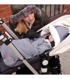 Skip Hop 3 Season Footmuff, Toddler - Heather Gray -Graco Store skip hop 3 season footmuff toddler heather gray 259