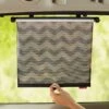Skip Hop On The Go Style Drive Window Shade 2PK - Tonal Chevron -Graco Store skip hop on the go style drive window shade 2pk tonal chevron 105