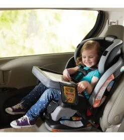 Skip Hop On The Go Style Driven Travel Activity Tray - Tonal Chevron -Graco Store skip hop on the go style driven travel activity tray tonal chevron 158