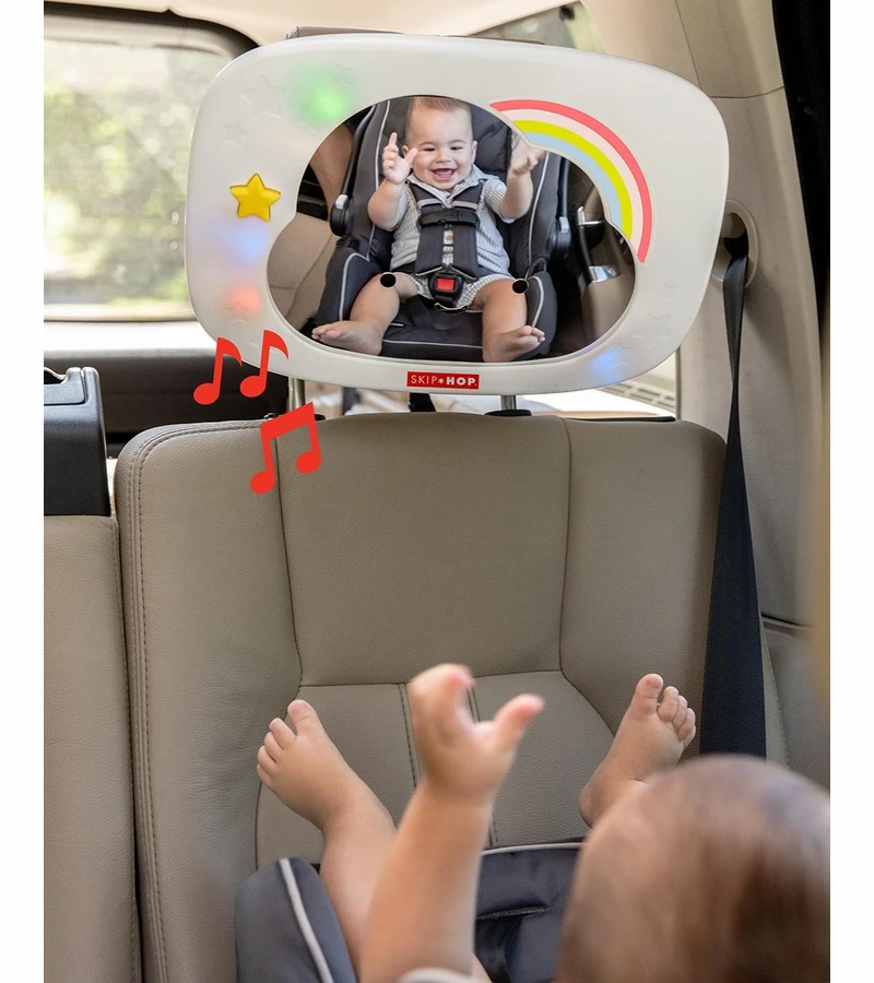 Skip Hop Silver Lining Cloud Entertainment Car Mirror 6 Skip Hop Silver Lining Cloud Entertainment Car Mirror - Image 4